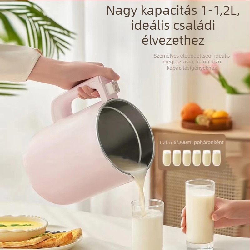 Joyoung Szójaital készítő DJ12A-D2190, 1,2 L kapacitás, 1000 W, 220 V, házba épített fűtés, szitamentes őrlés, melegítő funkció