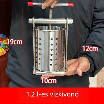Rozsdamentes acélból készült kézi zöldségpréselő – multifunkcionális eszköz a dumpling töltelékéhez