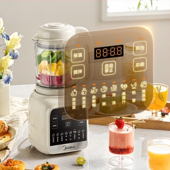 Háztartási szójaital-készítő, 1,2 L kapacitás, érintőképernyős vezérlés, időzítő, meleg és hideg főzés