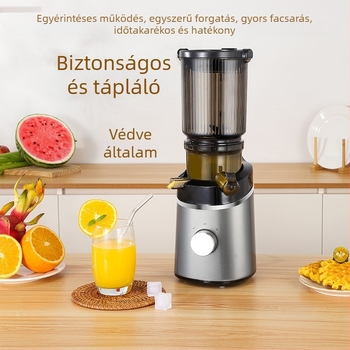 Új háztartási gyümölcscentrifuga, pulpa szétválasztással, nagy nyílású, teljesen automatikus, vágás nélkül, multifunkcionális lassú gyümölcsprés