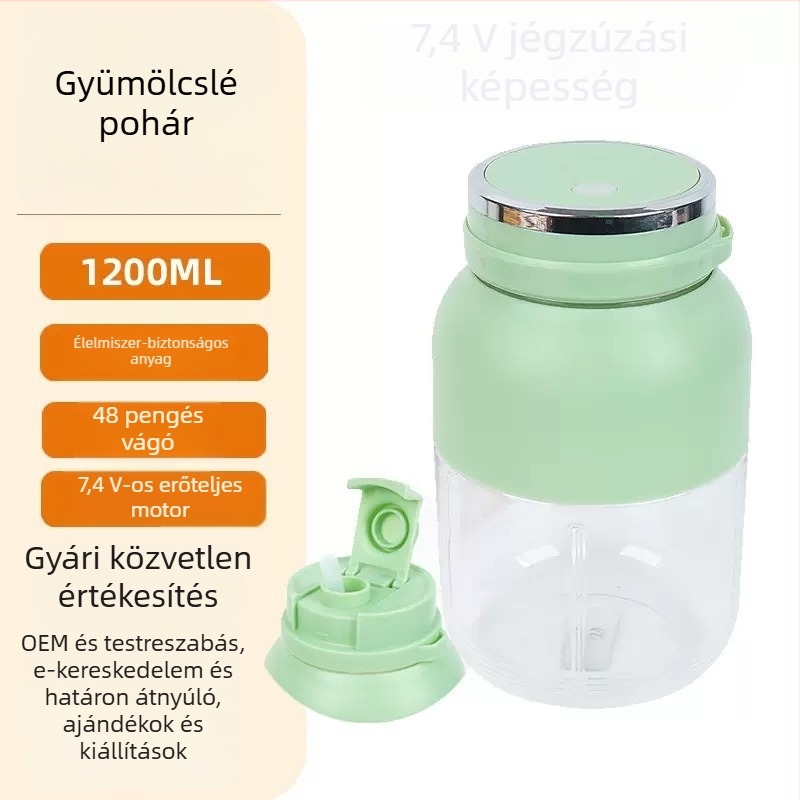 Hordozható gyümölcslé-készítő pohár kollégiumi szobához, nagy kapacitású, friss gyümölcslé-készítő, gyümölcsvödör
