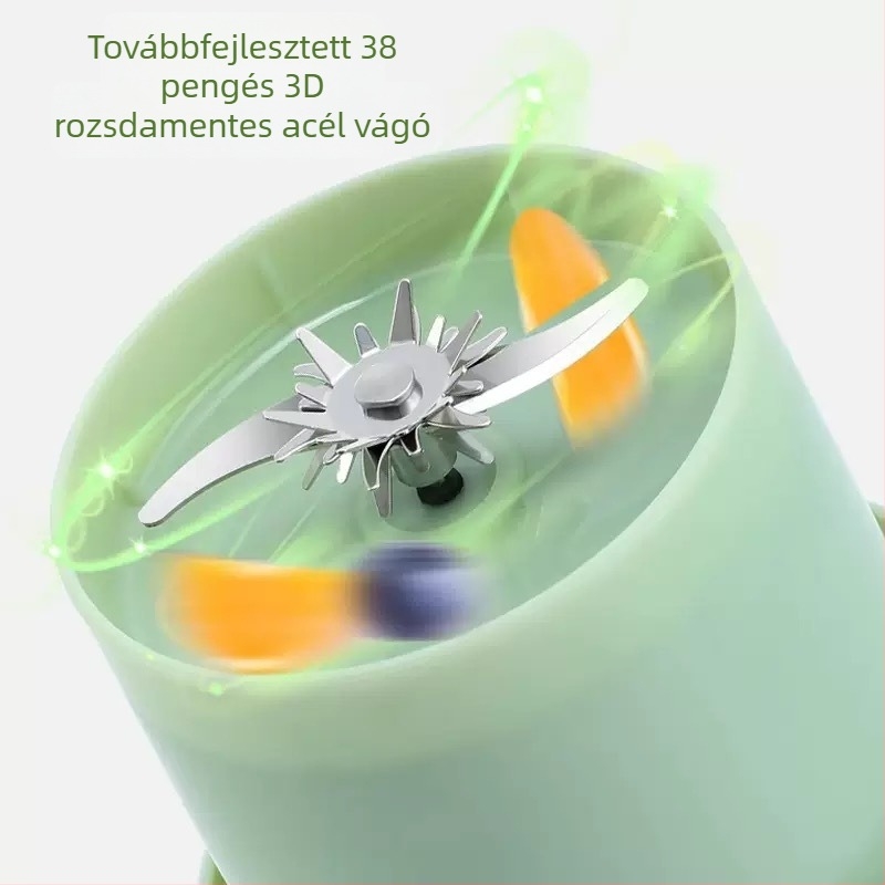 Hordozható gyümölcslé-készítő pohár kollégiumi szobához, nagy kapacitású, friss gyümölcslé-készítő, gyümölcsvödör