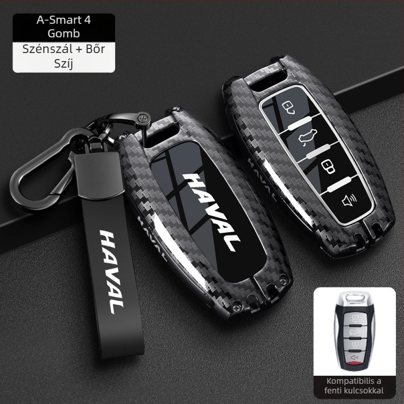 Kulcstartó tok Havalhez – H6, F7 Gen3, M6 Gen2, H7, Xiaolong, H9, H2 kompatibilis; Cinkötvözet, Magas minőség, Boden márka