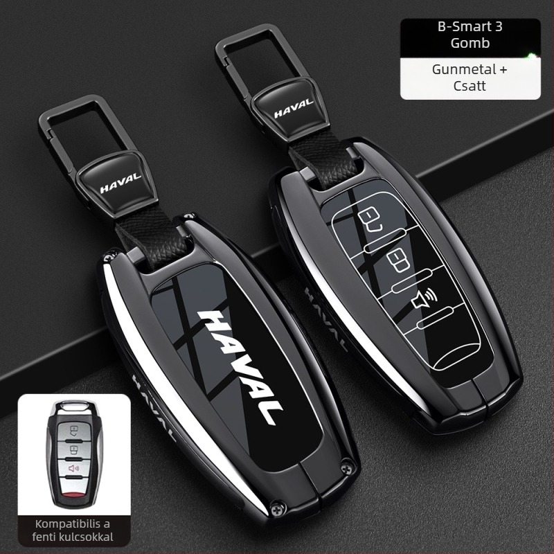 Kulcstartó tok Havalhez – H6, F7 Gen3, M6 Gen2, H7, Xiaolong, H9, H2 kompatibilis; Cinkötvözet, Magas minőség, Boden márka