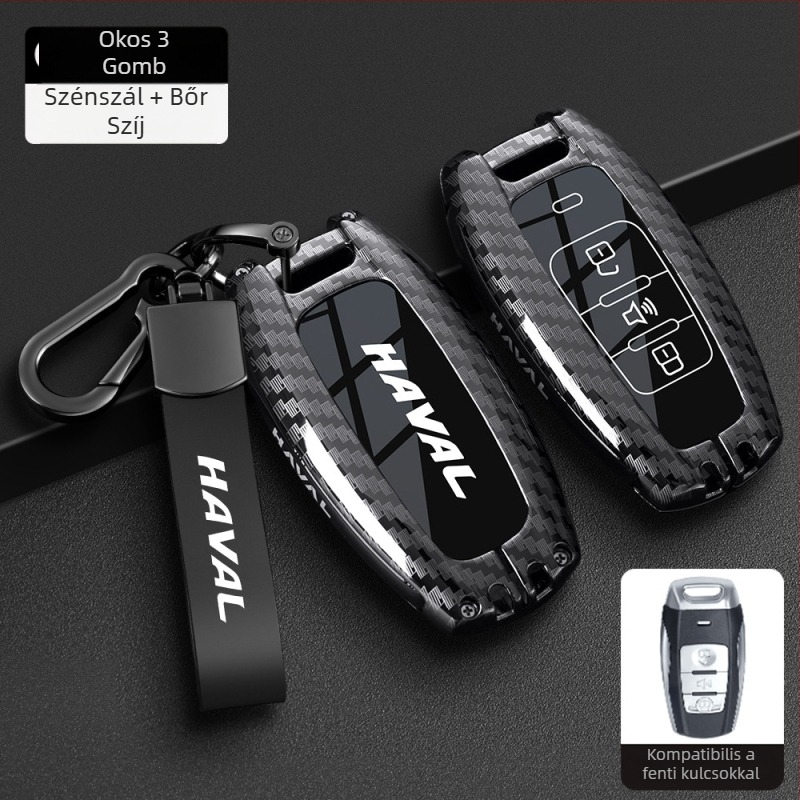 Kulcstartó tok Havalhez – H6, F7 Gen3, M6 Gen2, H7, Xiaolong, H9, H2 kompatibilis; Cinkötvözet, Magas minőség, Boden márka