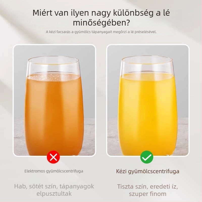 304 rozsdamentes acél citromfacsaró kézi nyomó – kompakt otthoni eszköz citrusfélékhez és gyümölcsökhöz