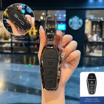 BYD kulcsház NIUPONG - cinkötvözet, minimalist stílus, testreszabás elérhető