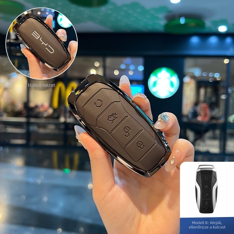 BYD kulcsház NIUPONG - cinkötvözet, minimalist stílus, testreszabás elérhető