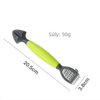 Kézi citrom reszelő-préselő – multifunkcionális, műanyag kivitel, Record Work márka