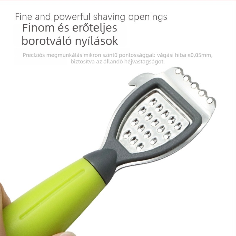 Kézi citrom reszelő-préselő – multifunkcionális, műanyag kivitel, Record Work márka