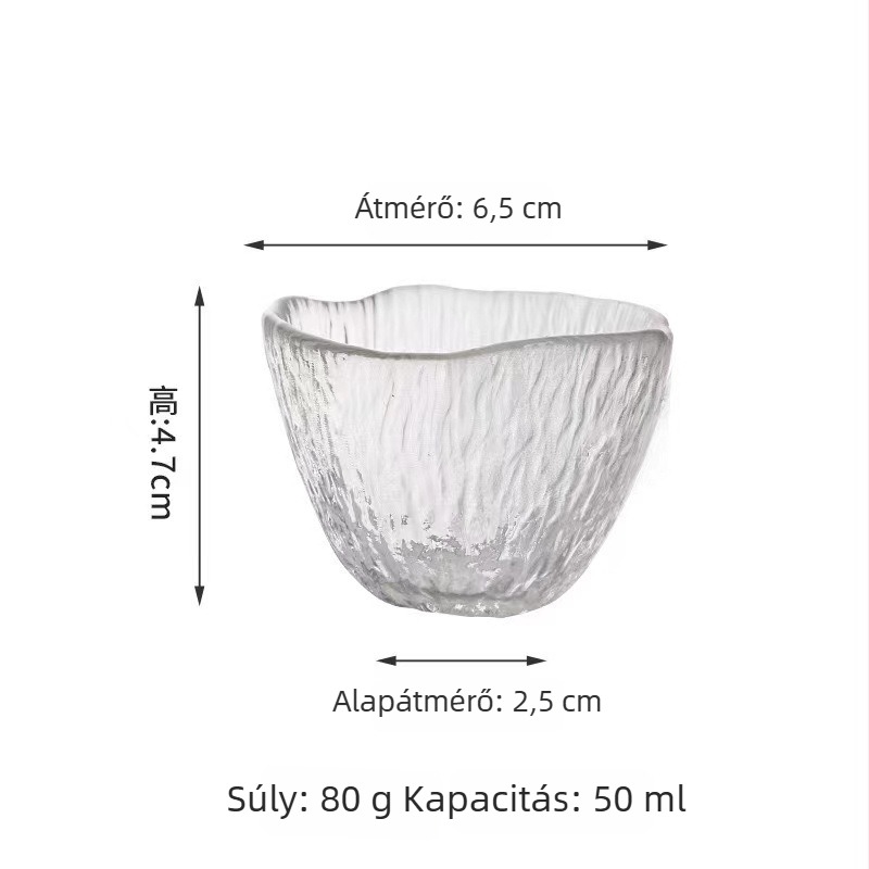 Üvegből készült kézi citrusprés – narancs és citrom, többfunkciós, Hongxiao márka