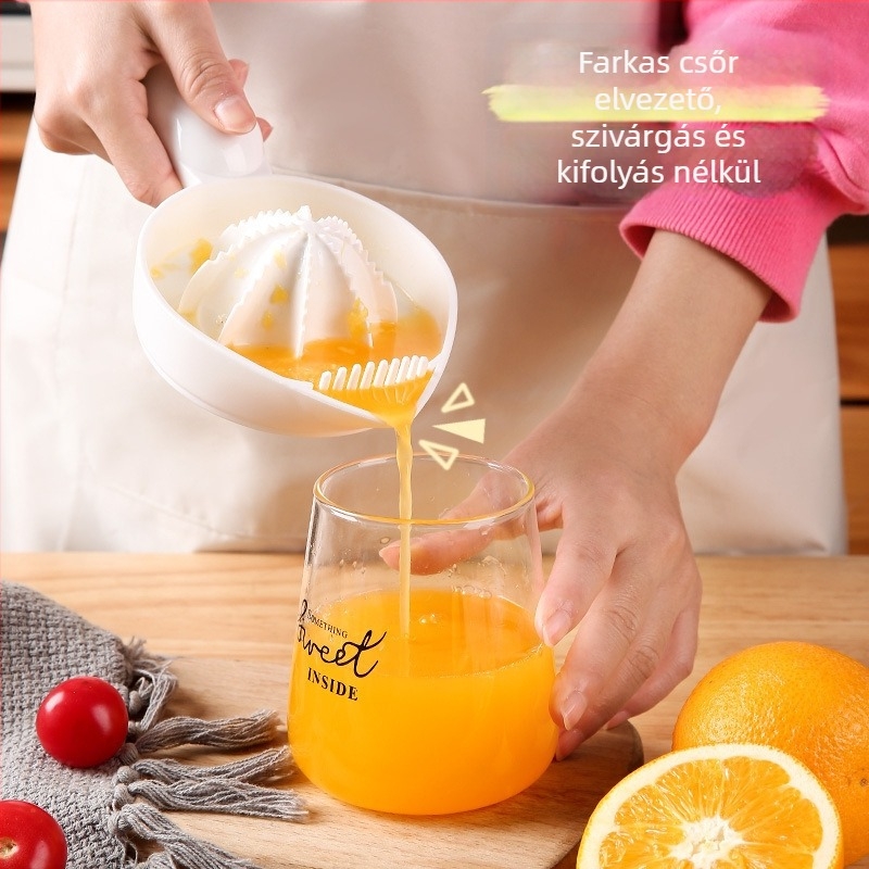 Hongzhe Kézi citrusfacsaró – ABS, nem elektromos, háztartási használatra, narancs és citrom