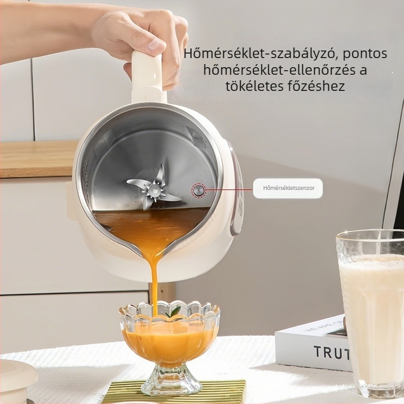 Magas sebességű otthoni turmixgép csendes működéssel, G10 modell: kapacitás ≥1,2 l, 2–4 adag, gombos vezérlés, multifunkcionális szűrő gyümölcslé és szója tej számára, szigetelés, időzítő, 3D egyenletes felmelegedés.