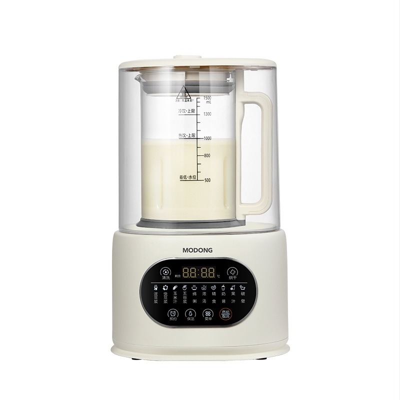 Fűtéses többfunkciós nagy sebességű turmixgép, 1,2 L kapacitás, érintéses vezérlés, teljesen automata üzemmód