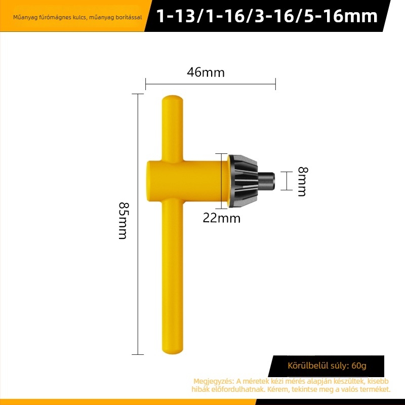 Fúrópatron kulcs — Modell: Drill Chuck Key; Termékkód: F7555J5MM97H58; Márka: Other