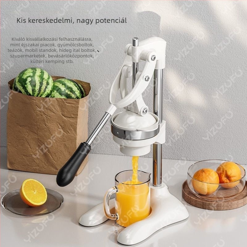 Yizhifu Kézi Citrusprés 304 rozsdamentes acélból narancslé készítésére