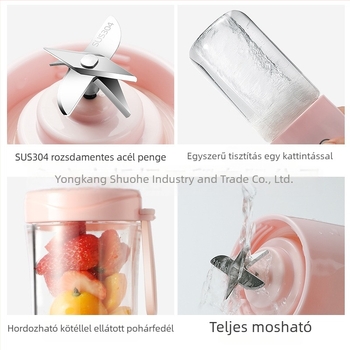 Gyümölcsprés kiegészítő: külön üveg pohártest, kapacitás 380 ml, 35 W, 17000 rpm, egyetlen vágófej