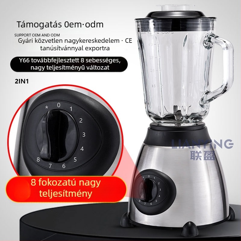 Y66 Táplálékkivonó blender gyümölcslevekhez, szójatejhez és bébiételhez, kapacitás 1–3 L