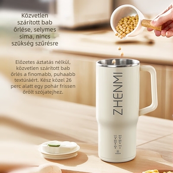 Zhenmi ZMPB-307 Szójatej készítő, 0.5L, Rozsdamentes acél test, 300W, 220V