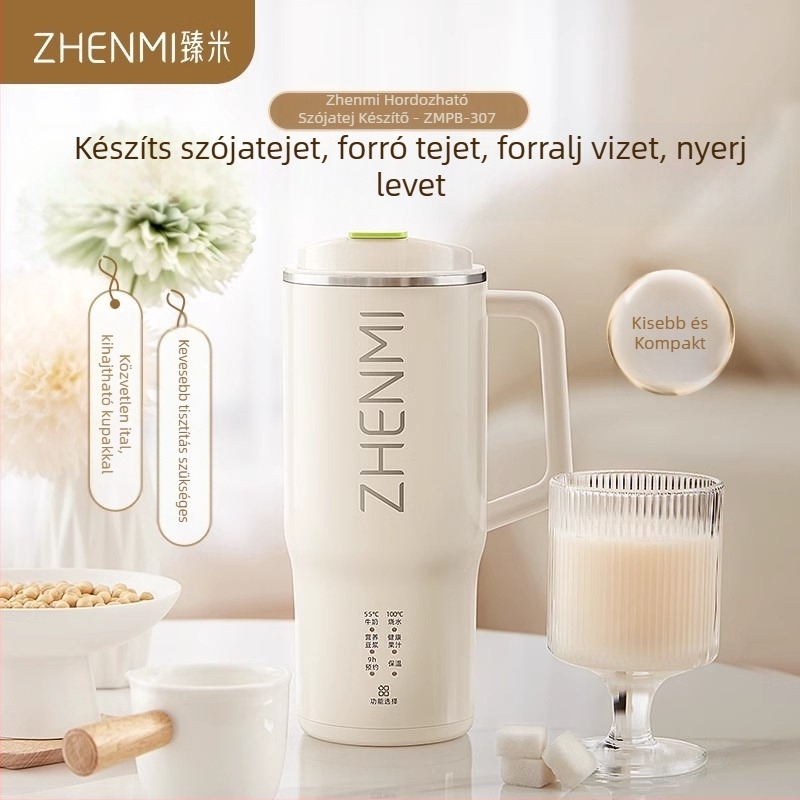Zhenmi ZMPB-307 Szójatej készítő, 0.5L, Rozsdamentes acél test, 300W, 220V