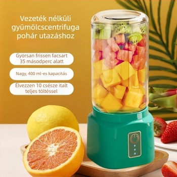 Teljesen automata hordozható otthoni gyümölcscentrifuga beépített rostszűrővel és többfunkciós gyümölcslé-készítővel