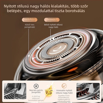 Férfiaknak szánt elektromos fejnyíró, otthoni használatra