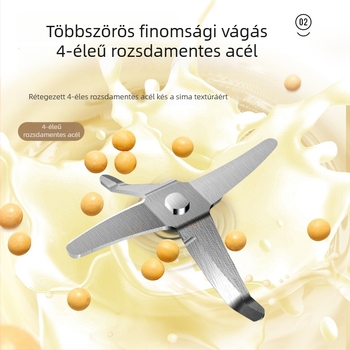 Westinghouse mini turmixgép szójatej készítő és élelmiszer-processor, teljesen automata, mosás- és szűrésmentes, melegen tartó funkció, modell WFB-A629; kapacitás 0,6 L alatt; mechanikus működtetés; 1–3 személy részére