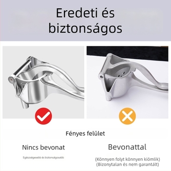 Kézi gyümölcsfacsaró: citromfacsaró, gránátalma prés, narancs- és gyömbérfacsaró, többfunkciós kézi facsaró (nem elektromos)