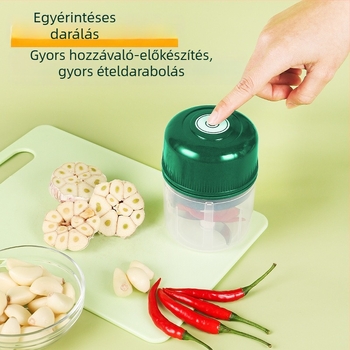 Elektromos fokhagymaprés és kompakt vezeték nélküli élelmiszeraprító fokhagyma és chili számára