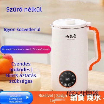 Szójatej készítő gép hálós őrléssel, alsó lemezes melegítéssel, automatikus tisztítás, szigetelés és érintéses vezérlés