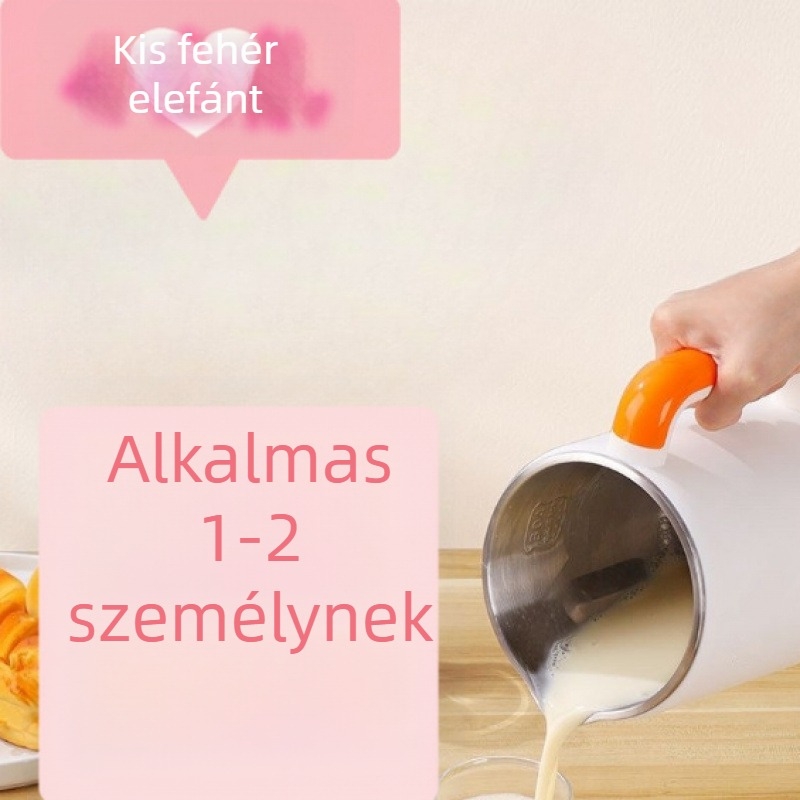 Szójatej készítő gép hálós őrléssel, alsó lemezes melegítéssel, automatikus tisztítás, szigetelés és érintéses vezérlés