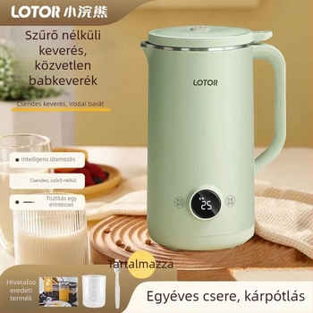 Little Raccoon DJJ szója tej készülék otthoni használatra, 220V, kapacitás alatt 10 L, 2–3 személyre, előzetes beállítás funkcióval, energiahatékonysági osztály 1