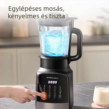 Royalstar teljesen automata háztartási turmixgép, 1–3 L kapacitás, 20 000–29 999 fordulat/perc, időzítő funkció, üveg kancsó, érintéses vezérlés