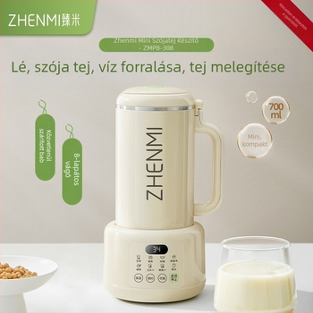 Zhenmi ZMPB-308 Szójatej gép faltörő technológiával, háztartási automata főzés nélküli, alacsony zajú, 1 L kapacitás, öntisztító