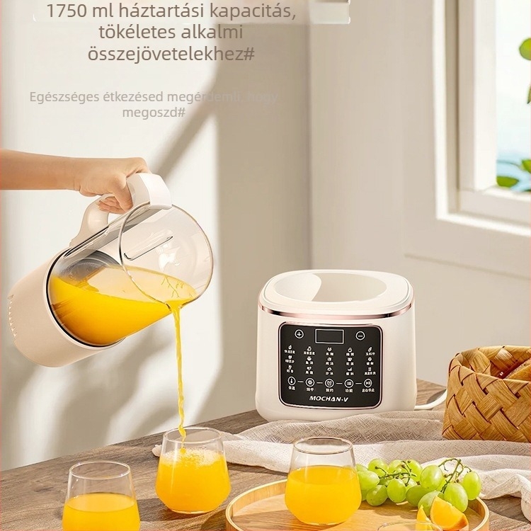 Mochan-v Kf803 szójatej készítőgép, teljesen automata, csendes működés, maradékmentes, többfunkciós, 3–5 személy részére