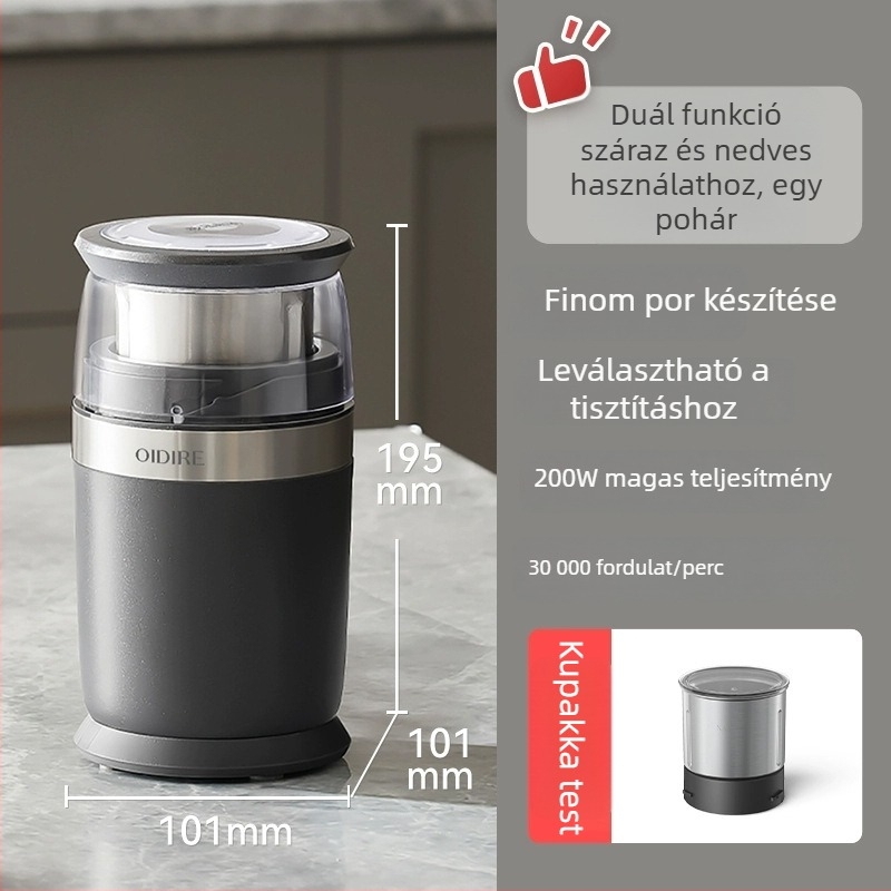 OIDIRE Daráló, 40ML kapacitás, bébiétel-kiegészítő funkció, 30 000–39 999 fordulat/perc, 111–240V