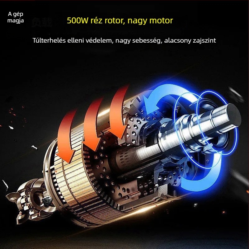 Húsdaráló és többfunkciós konyhai processzor üveg tálalóval, 40 L+ kapacitás, motor 40 000 rpm feletti, távirányító, 6 vagy több pengével