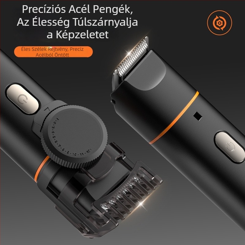 Lico Hat az egyben elektromos hajvágó, brushless motor, rozsdamentes acél pengék, beépített 500–800 mAh akkumulátor, üzemidő 1–3 óra, zaj 36–45 dB
