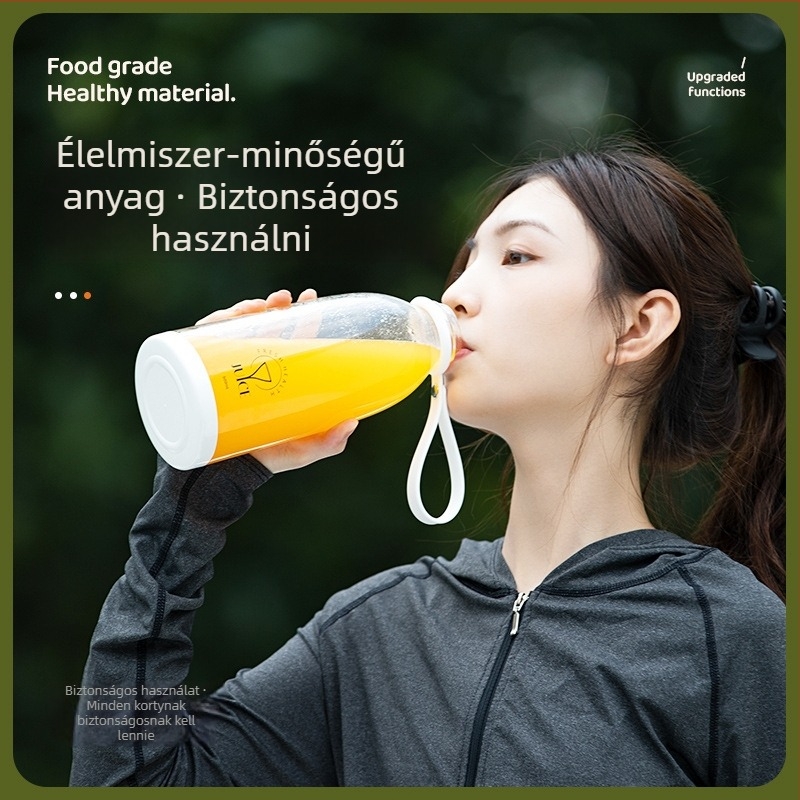 Beépített akkumulátoros elektromos gyümölcslé pohár, 200W, 401–600 ml kapacitás, 15001–18000 rpm, több mint 5 pengével