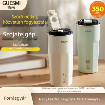 Közvetlen fogyasztású szójatej pohár – mini hordozható otthon- és irodai használatra szánt blender, teljesen automata, 300–500W, 111–240V, kapacitás 1 L alatt