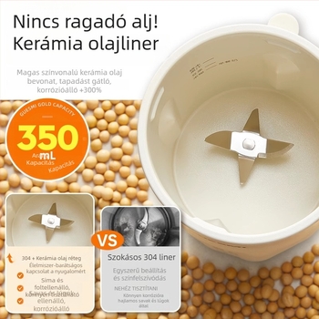 Közvetlen fogyasztású szójatej pohár – mini hordozható otthon- és irodai használatra szánt blender, teljesen automata, 300–500W, 111–240V, kapacitás 1 L alatt