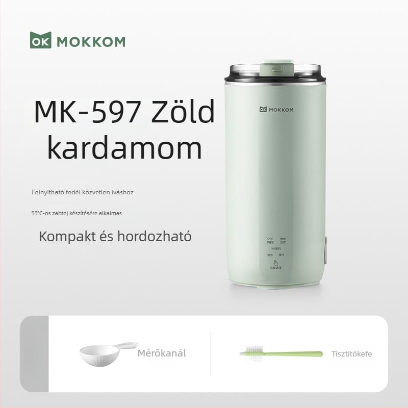 Moke MK-597 Szójatej gép — rozsdamentes acél test, szitátlan őrlés, keretfűtés, 300 W, kapacitás kevesebb mint 1 L