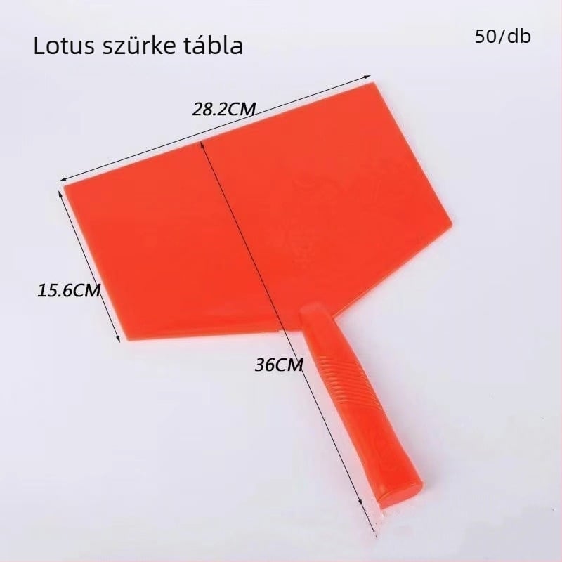 Mintázott műanyag glettelő tábla tartó — építkezésre