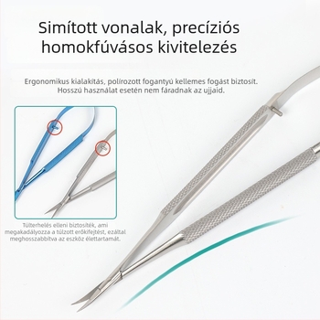 Szemészeti konjunktív kapcsok, rozsdamentes acélból, önzáró és csavarzáras változatok, titánötvözet, márka Wenchang Medical