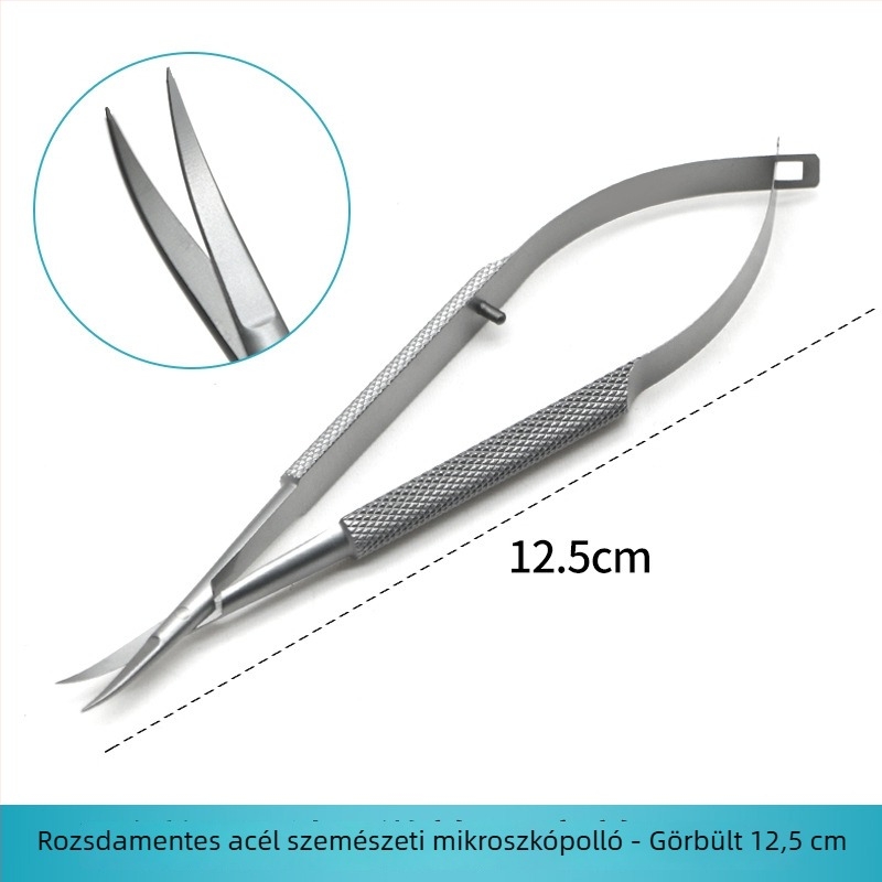 Szemészeti konjunktív kapcsok, rozsdamentes acélból, önzáró és csavarzáras változatok, titánötvözet, márka Wenchang Medical