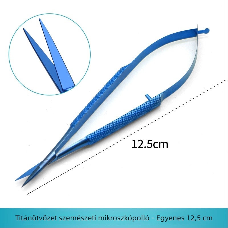 Szemészeti konjunktív kapcsok, rozsdamentes acélból, önzáró és csavarzáras változatok, titánötvözet, márka Wenchang Medical