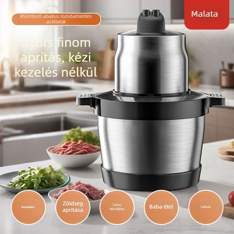 Húsdaráló Malida, kapacitás kevesebb mint 1 L, motor fordulat/perc 10000–19999, feszültség 111–240 V