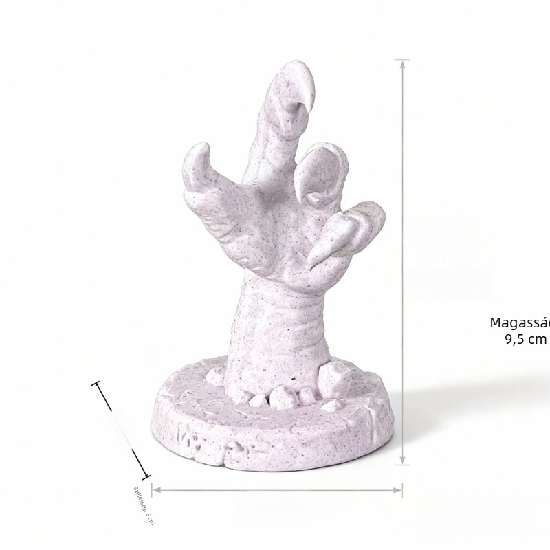 3D-s nyomtatású Halloween tolltartó démoni sárkány karma motívummal, tolltartó és telefon-tartó, asztali dekoráció, többfunkciós