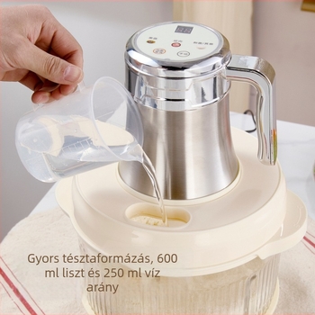 Automata tészta dagasztó és húsdaráló, 5 literes kapacitás, egy érintéses automatikus keverés