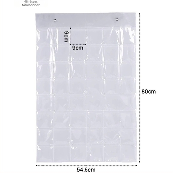 Többfunkciós kiállítási állvány - átlátszó, falra szerelhető, kártyaalbum több rekesz